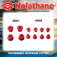 Nolathane Spring eye & shackle bush kit for NISSAN NAVARA D22 6CYL 2WD 1997-2015