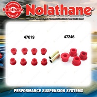 Nolathane Spring eye & shackle bush kit for NISSAN NAVARA D22 6CYL 4WD 1997-2015