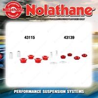 Nolathane Shock absorber bush kit for NISSAN NAVARA NP300 D23 6CYL 4WD 2015-ON