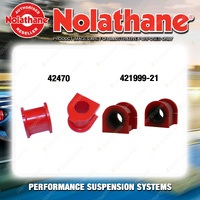 Nolathane Sway bar mount bush kit for TOYOTA FORTUNER GUN156 6CYL 4WD 2015-ON