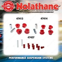 Nolathane Spring eye & shackle bush kit for VOLKSWAGEN AMAROK 2H 4CYL 4WD