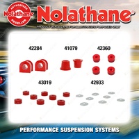 Front Nolathane Suspension Bush Kit for FORD COURIER PA 4CYL 2WD 1978-11/1989