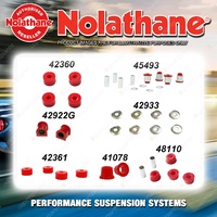 Front Nolathane Suspension Bush Kit for FORD COURIER PE PF PG 4CYL 2WD 1999-2004