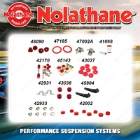 Front Nolathane Suspension Bush Kit for FORD FALCON XK XL XM XP 6CYL 1960-8/1966