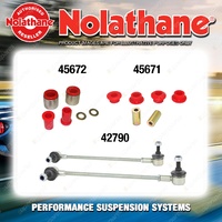Front Nolathane Suspension Bush Kit for FORD FIESTA WP WQ INCL XR4 2002-2008