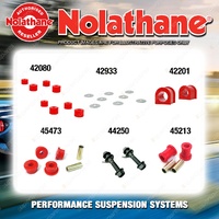 Front Nolathane Suspension Bush Kit for FORD LASER KF KH 4CYL AWD FWD 1990-1994