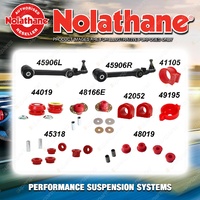 Front Nolathane Suspension Bush Kit for HOLDEN CREWMAN VY VZ 8CYL RWD 2003-2006