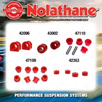 Front Nolathane Suspension Bush Kit for HOLDEN DROVER QB 4CYL 2/1985-12/1987