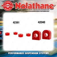 Front Nolathane Suspension Bush Kit for HOLDEN F SERIES 48-215 FX 6CYL 1948-1953
