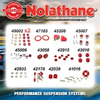 Front Nolathane Suspension Bush Kit for HOLDEN MONARO HQ HJ HX HZ 8CYL 1971-1979