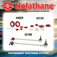 Front Nolathane Suspension Bush Kit for ISUZU D-MAX TFR TFS 4/6CYL 2WD 6/2012-ON