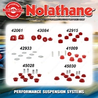 Front Nolathane Suspension Bush Kit for JAGUAR XJ12 XJS XKE - 12CYL 1973-1987