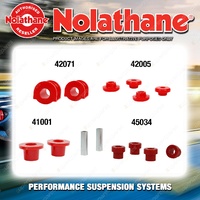 Front Nolathane Suspension Bush Kit for MAZDA 323 FA WAGON 4CYL RWD 1978-9/1985