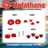 Front Nolathane Suspension Bush Kit for MAZDA 808 FA3 4CYL 1975-1978
