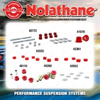 Front Nolathane Suspension Bush Kit for MAZDA BT-50 UN 4CYL 2WD 11/2006-10/2011