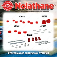 Front Nolathane Suspension Bush Kit for MAZDA BT-50 UN 4CYL 4WD 11/2006-10/2011