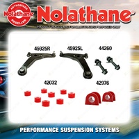 Front Nolathane Suspension Bush Kit for MITSUBISHI LANCER CH CS 4CYL 8/2004-2008