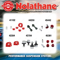 Front Nolathane Suspension Bush Kit for MITSUBISHI MAGNA TL TW Beam Type Rear