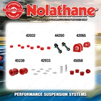 Front Nolathane Suspension Bush Kit for MITSUBISHI MAGNA TN TP Beam Type Rear