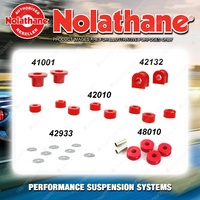 Front Nolathane Suspension Bush Kit for NISSAN 1600 P510 4CYL 1965-1973