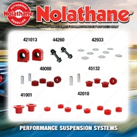 Front Nolathane Suspension Bush Kit for NISSAN 200B N810 4CYL 1977-1981