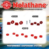 Front Nolathane Suspension Bush Kit for NISSAN 620 GN 4CYL 1971-1980