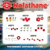 Front Nolathane Suspension Bush Kit for NISSAN 720 CG 4CYL 4WD 1/1980-12/1985