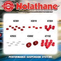 Front Nolathane Suspension Bush Kit for NISSAN CABALL C340 4CYL 1979-1981