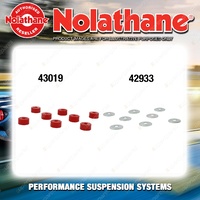 Front Nolathane Suspension Bush Kit for NISSAN CABSTAR H41 S41 4CYL 1991-1993