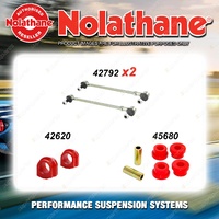 Front Nolathane Suspension Bush Kit for NISSAN ELGRAND E51 6CYL 2002-2010