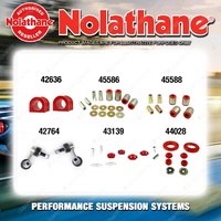 Front Nolathane Suspension Bush Kit for NISSAN PATHFINDER R51 6CYL 2005-2013