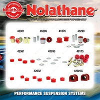 Front Nolathane Suspension Bush Kit for TOYOTA DYNA LH80 YH81 4CYL 1985-1995