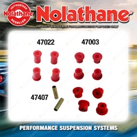 Rear Nolathane Suspension Bush Kit for HOLDEN COLORADO RG 4CYL 2WD 6/2012-ON