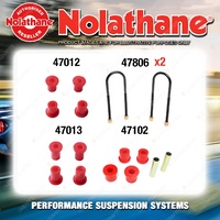 Rear Nolathane Suspension Bush Kit for MITSUBISHI TRITON ME MF MG MH MJ 2WD