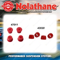 Rear Nolathane Suspension Bush Kit for NISSAN URVAN E20 F20 4CYL 1973-1982