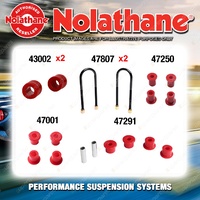 Rear Nolathane Bush Kit for TOYOTA HILUX KZN165 LN167 172 RZN169 174 VZN167 4WD