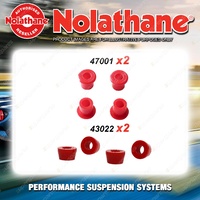 Rear Nolathane Suspension Bush Kit for TOYOTA HILUX RN105 LN106 4WD 1988-1997