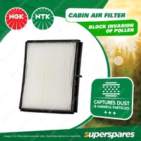 1 x NTK Cabin Air Filter - CBFL0001 Refer Ryco RCA199P Refer Wesfil WACF0140