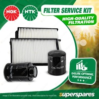 NTK Air Oil Fuel Cabin Filter Service Kit for BMW X5 E70 3.0L N57D30A 2010-2013