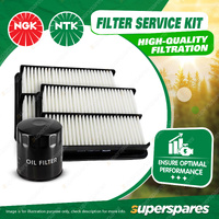 NTK Air Oil Filter Service Kit for Mercedes Ml3Cdi W164 3.0L OM642.940 05-09