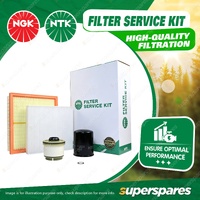 NTK Air Oil Fuel Cabin Filter Service Kit for Isuzu D-Max TFR TFS MU-X LS 3.0L