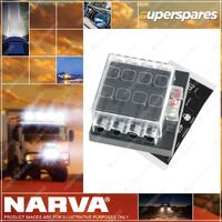 Narva 8 Way Standard Ats Blade Fuse Or Plug-In Type Circuit Breaker 54433
