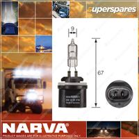 Narva H27 Halogen Globe Lights Headlight 12 Volt 27W Pg13 48046 Premium