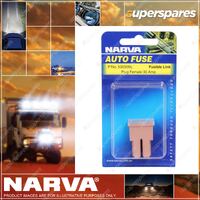 Narva Brand Auto Female Fuses Link 30 Amp PINK - Blister pack of 1