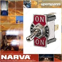 Narva On/Off/On Metal Toggle Switch With On/Off/On Tab 60061Bl Premium