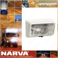 Narva Brand Porch Light 12V With Switch White 86830BL Premium Quality