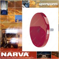 Narva Red Retro Reflector 65mm Diameter With Fixing Bolt 84002BL Pack 2