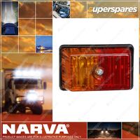 Narva Clearance Side Marker Lamp Light - Red Amber 70x43mm Truck Trailer Light