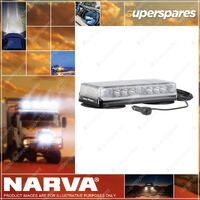 Narva Hi Optics Led Light Box Amber Magnetic Base With Clear 12 Volt 85063A