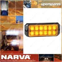 Narva Low Profile High Powered Led Warning Light Module Ambe 12 24 Volt 85208A